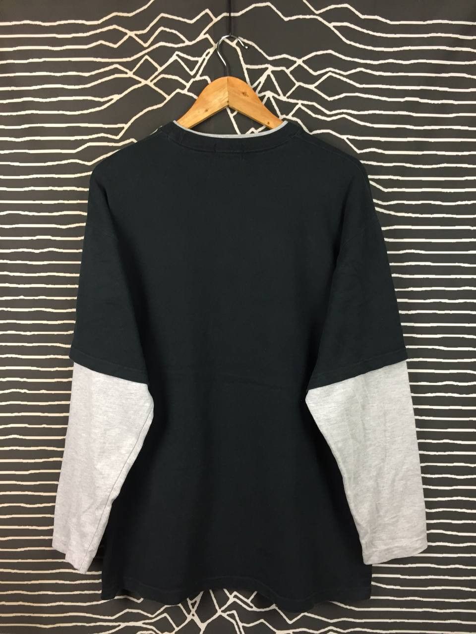 Converse Vtg Converse All Star Chuck U.S.A. Layered Long Sleeve Tee Size US XL / EU 56 / 4 - 6 Thumbnail