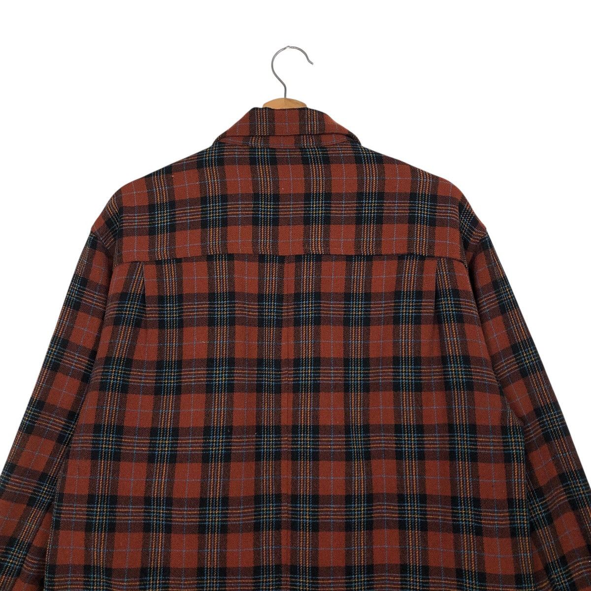 Japanese Brand 📌Vintage Wool Jacket Tartan Design Devanray Issey Miyake Size US M / EU 48-50 / 2 - 10 Thumbnail