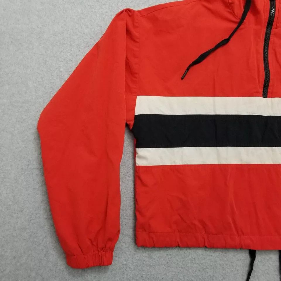 Forever 21 Forever 21 Jacket Womens Medium Zip Hooded Boxy Windbreaker Size M / US 6-8 / IT 42-44 - 2 Thumbnail
