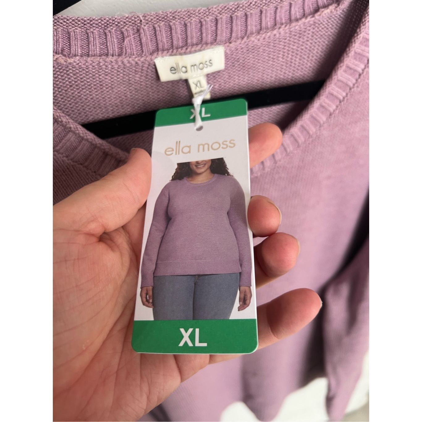 Other Ella Moss Purple Sweater Woman’s Size XL NEW Size XL / US 12-14 / IT 48-50 - 6 Thumbnail