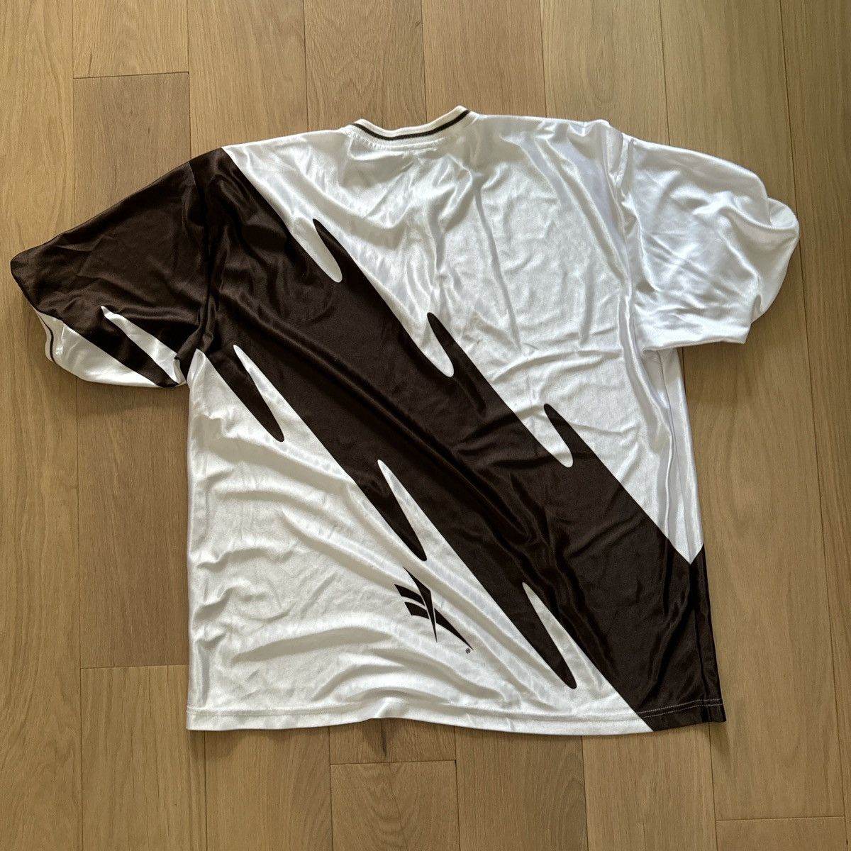 Reebok × Vintage White And Brown Reebok Tennis Shirt Size US XL / EU 56 / 4 - 4 Thumbnail