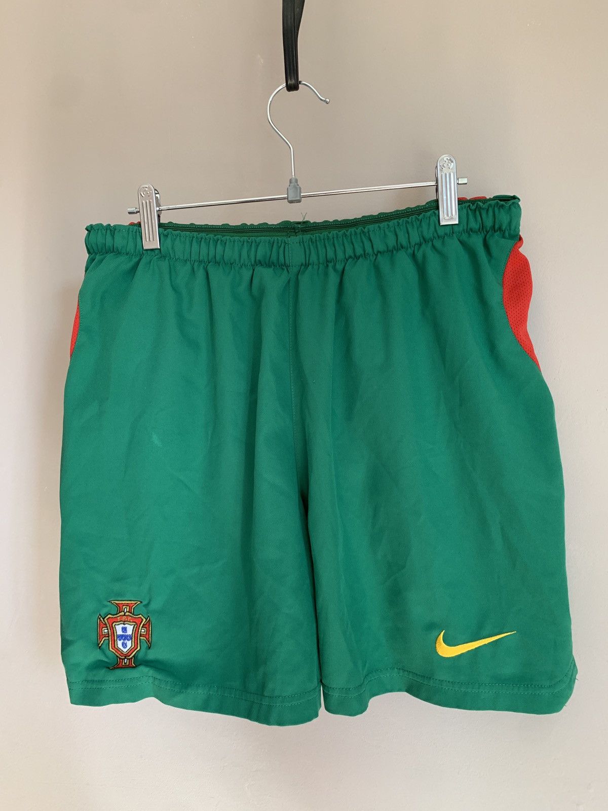 Portugal 2004 Home Football Shorts Nike Vintage Soccer Sz S
