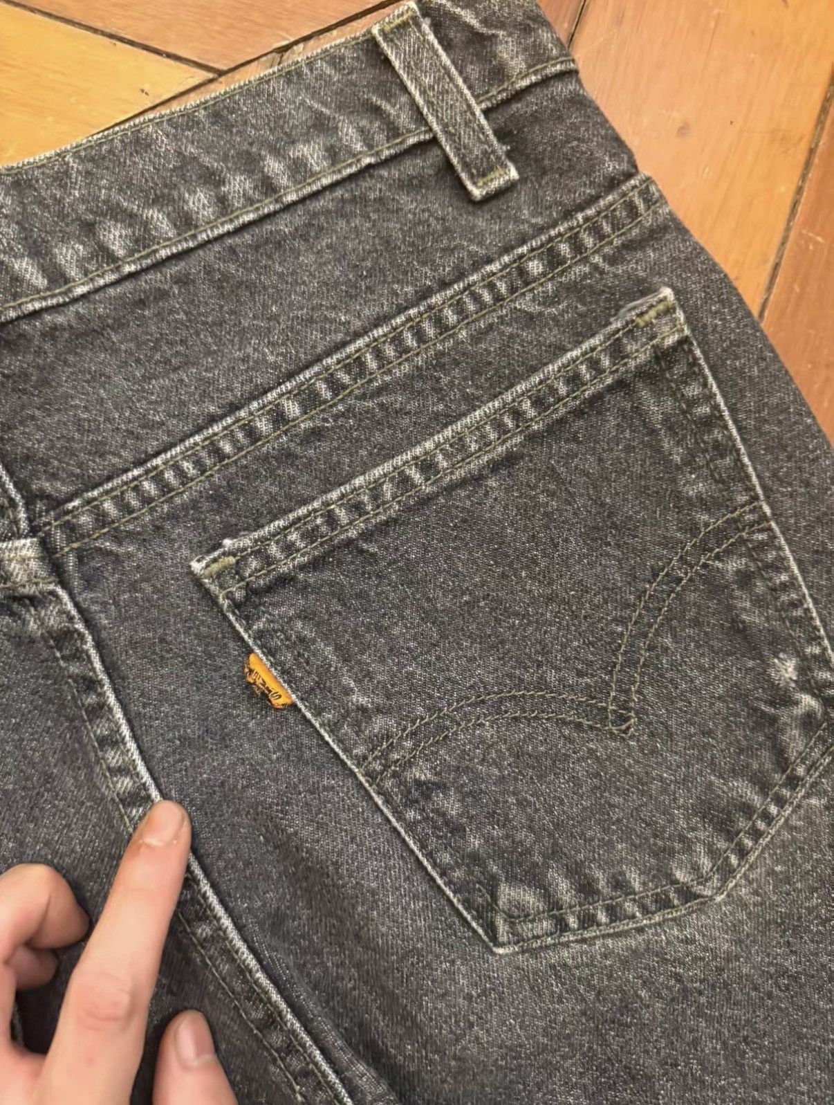 Levi's Vintage Levi's 505 Black Jeans Size US 30 / EU 46 - 4 Thumbnail
