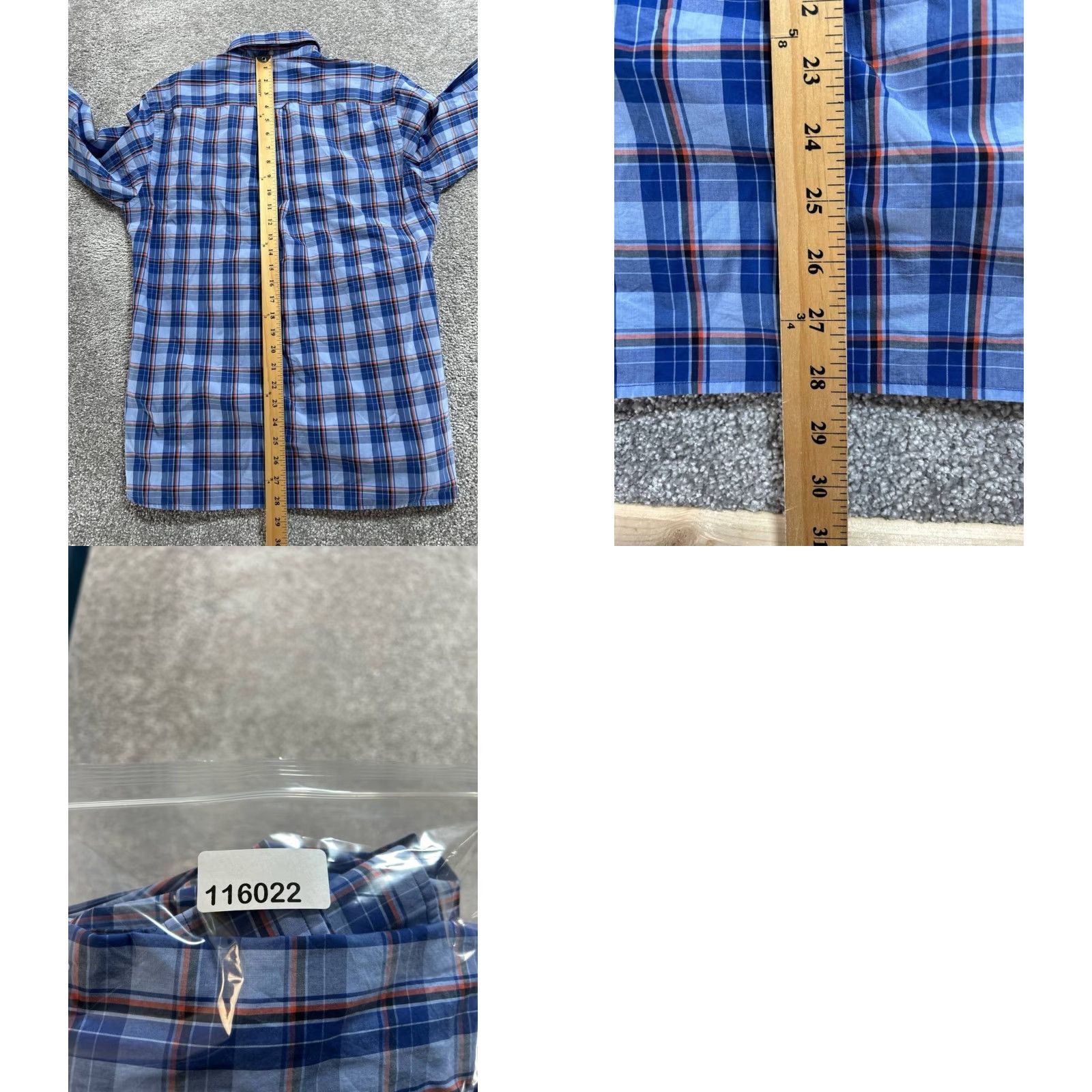 Brooks Brothers Brooks Brothers Shirt Mens Medium Blue Plaid Button-Down Shirt Button-Down Casual Classic Preppy Mens Size US M / EU 48-50 / 2 - 8 Thumbnail
