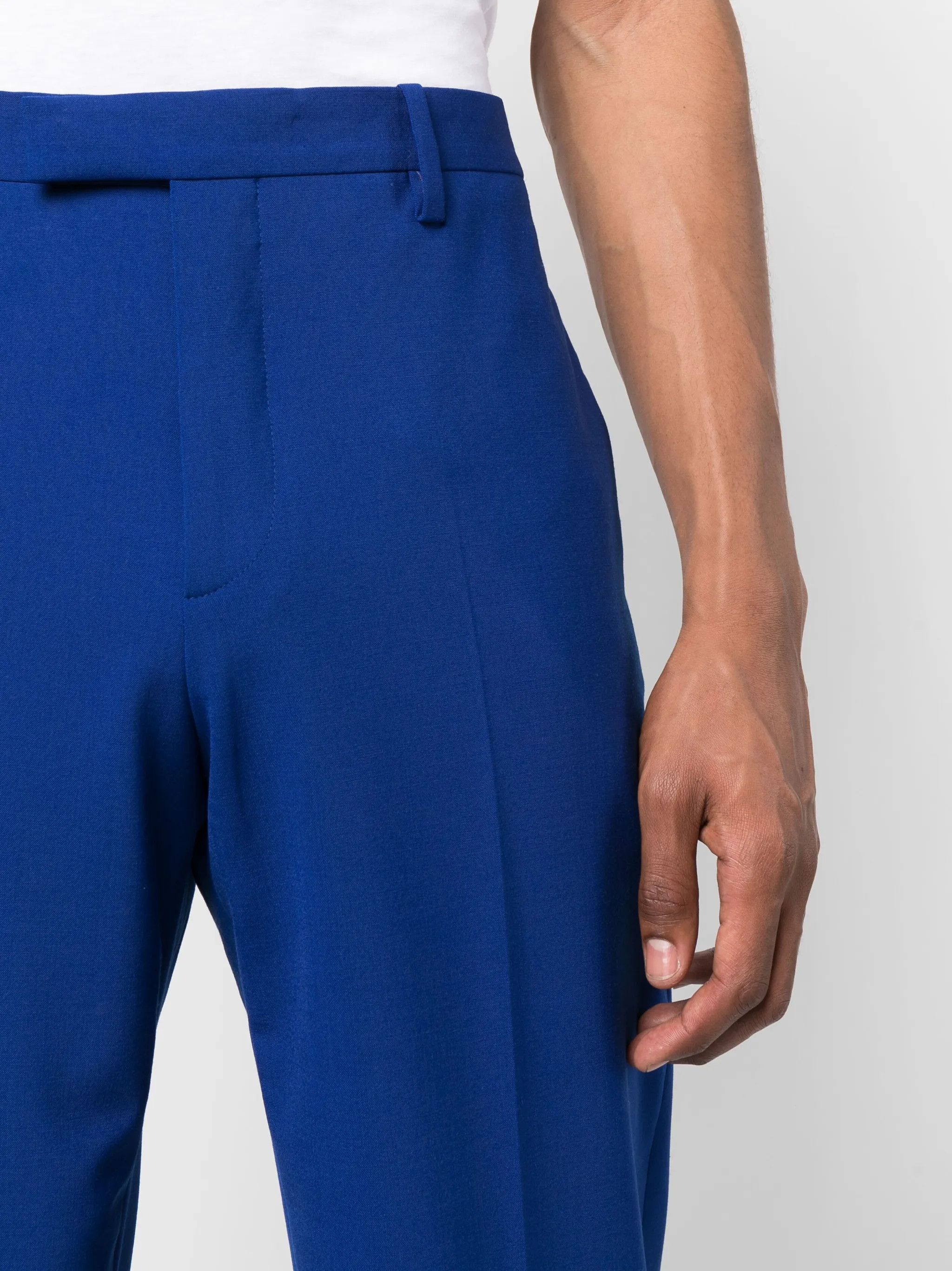 Off-White o1y0225 Casual Pant in Bright Blue Size US 32 / EU 48 - 2 Thumbnail