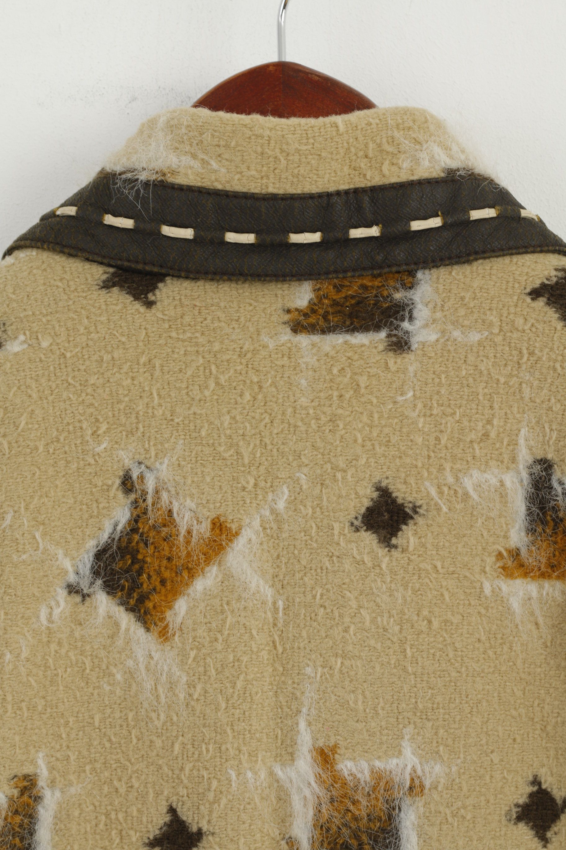 Vintage Classic Style Women S Coat Beige Vintage 1149 Size S / US 4 / IT 40 - 8 Thumbnail