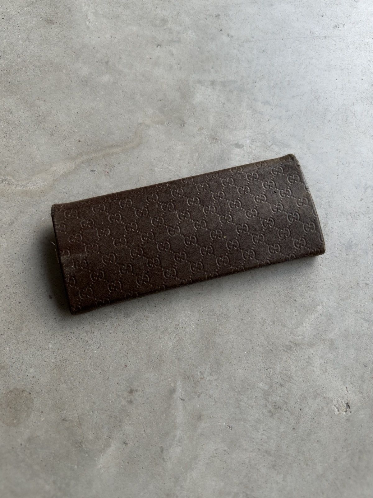 Gucci Gucci Collapsible Glasses Case GG Logo Trifold Triangular Size ONE SIZE - 4 Thumbnail