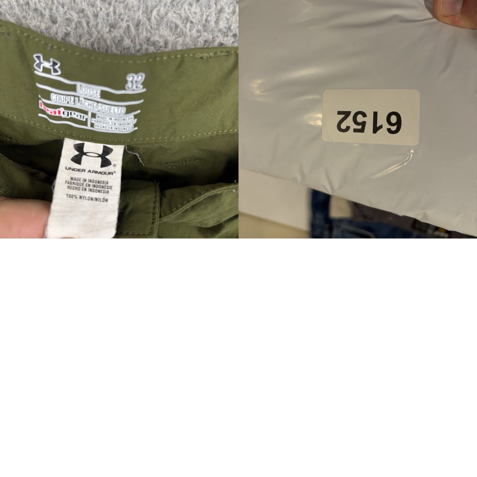 Under Armour Under Armour Shorts Mens 32 Beige Olive HeatGear Nylon Outdoor Cargo Relaxed Regular Zip Green 32 in Outdoor Mens Size US 32 / EU 48 - 10 Thumbnail