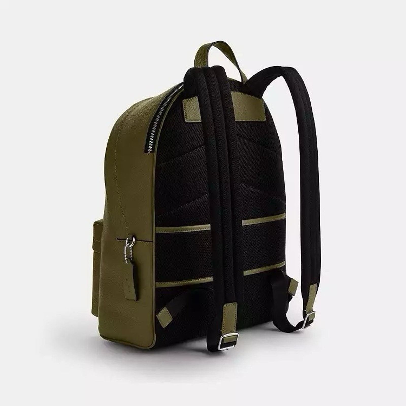 Coach NWT Coach Taylor Backpack Pebble Leather CDX93 Olive Silver Size ONE SIZE - 12 Thumbnail
