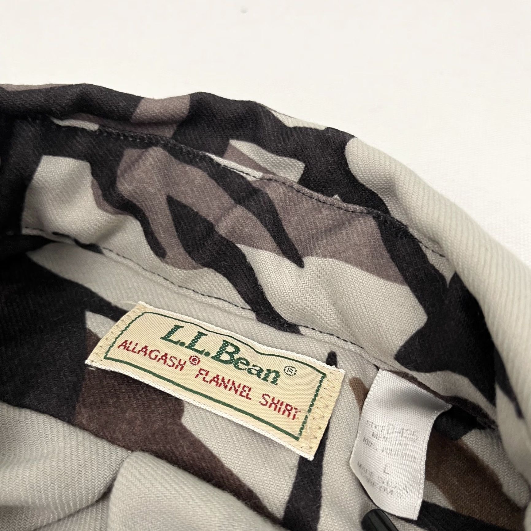 Vintage VINTAGE LL Bean Allagash Flannel Shirt Mens L Predator Camouflage Hunt Button Up USA Size US L / EU 52-54 / 3 - 3 Thumbnail