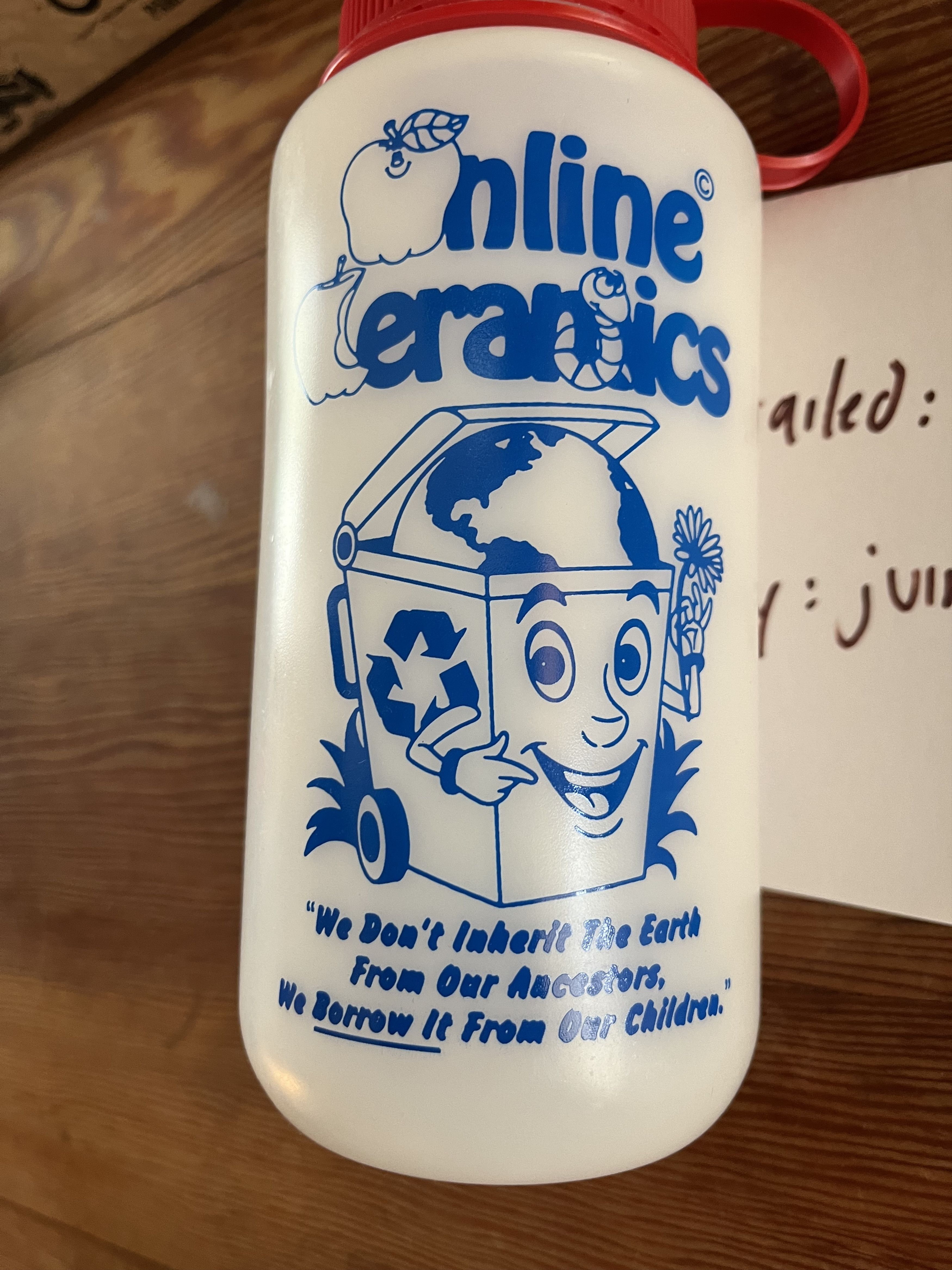 Online Ceramics Online ceramics apple logo nalgene bottle brand new Size ONE SIZE - 2 Thumbnail