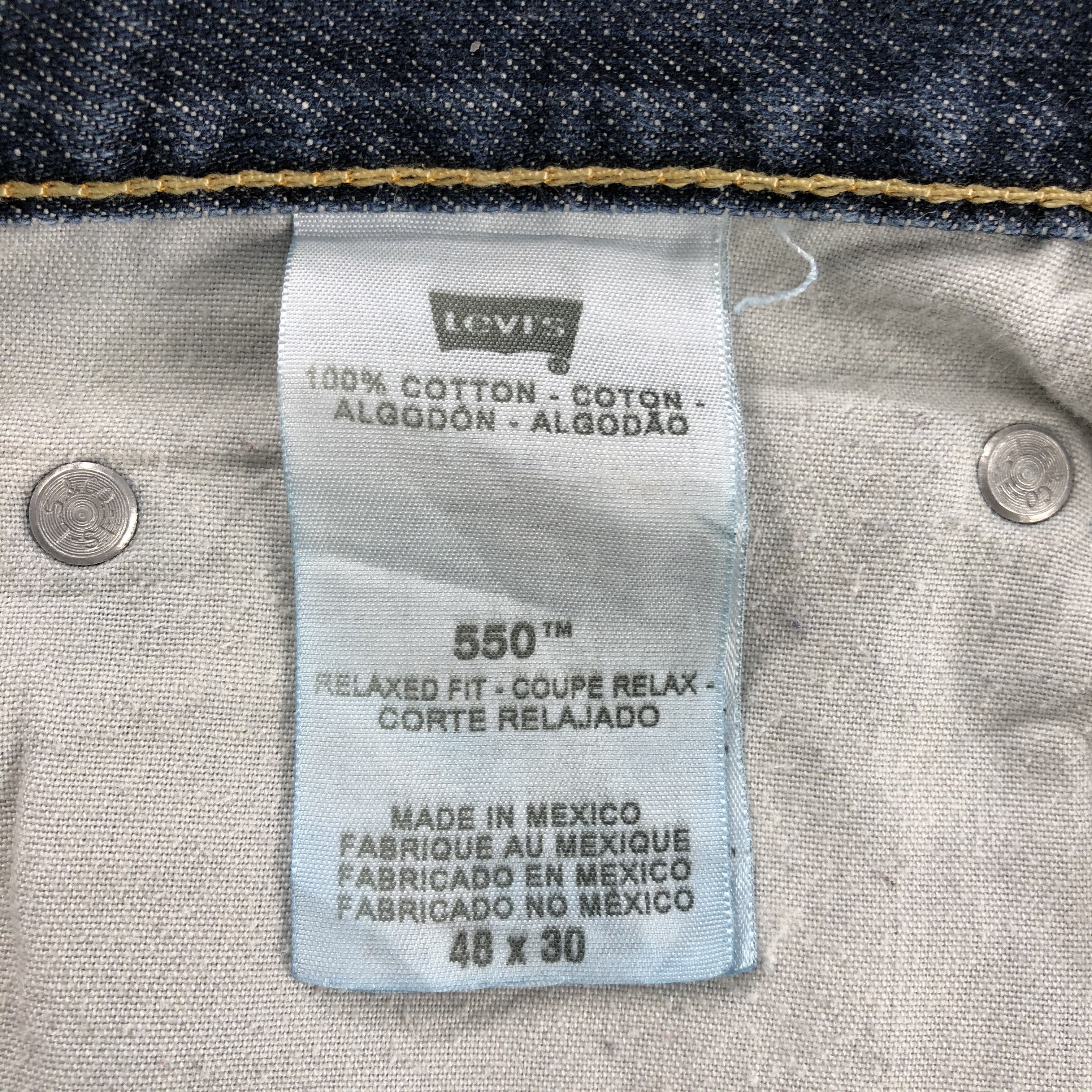 Levi's Vintage Levis 550 Earth Tone Jeans-J2095 Size US 44 / EU 60 - 11 Thumbnail