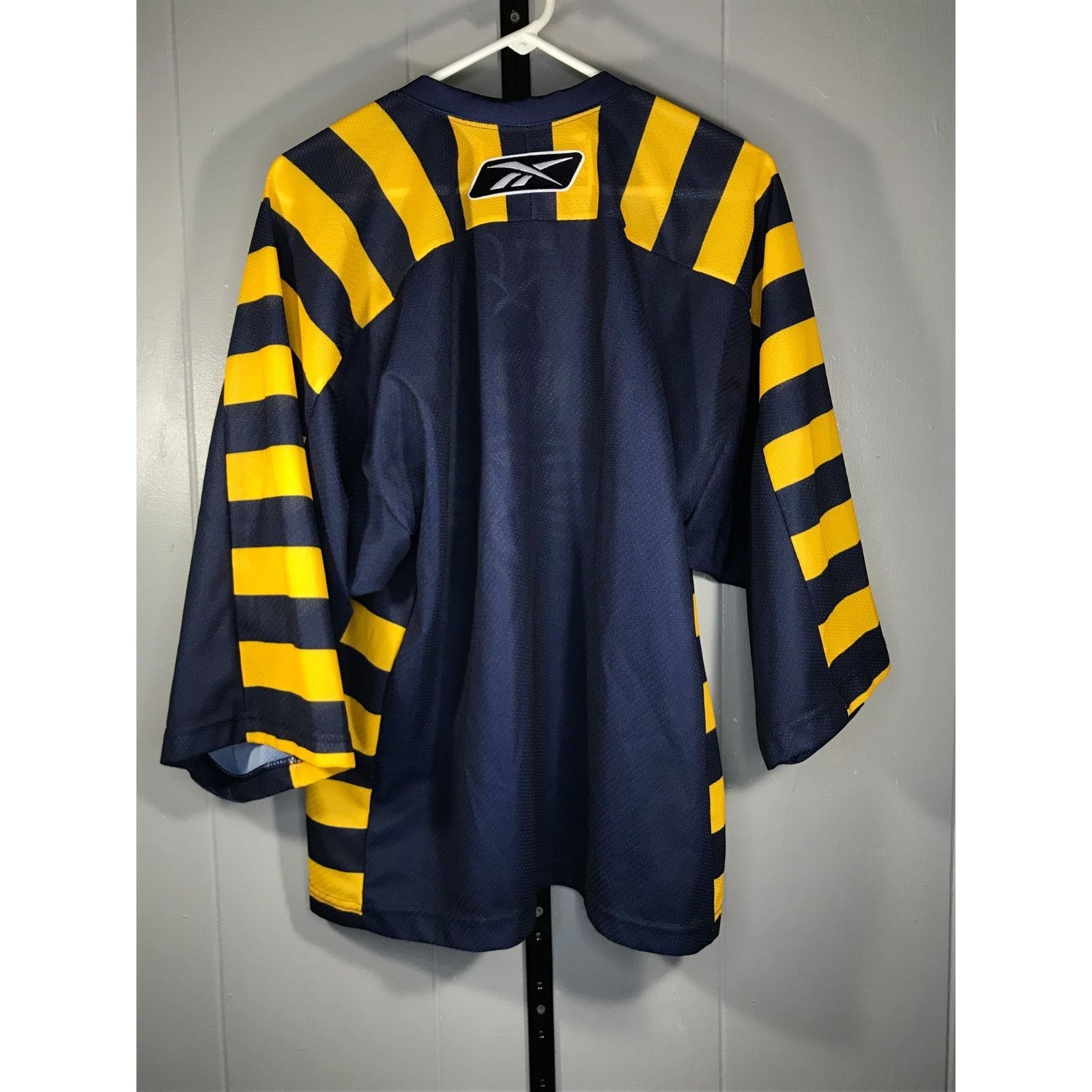 Reebok VTG Minnesota Swarm Jersey Mens MD Canada Navy Yellow NLL La Size US M / EU 48-50 / 2 - 2 Thumbnail