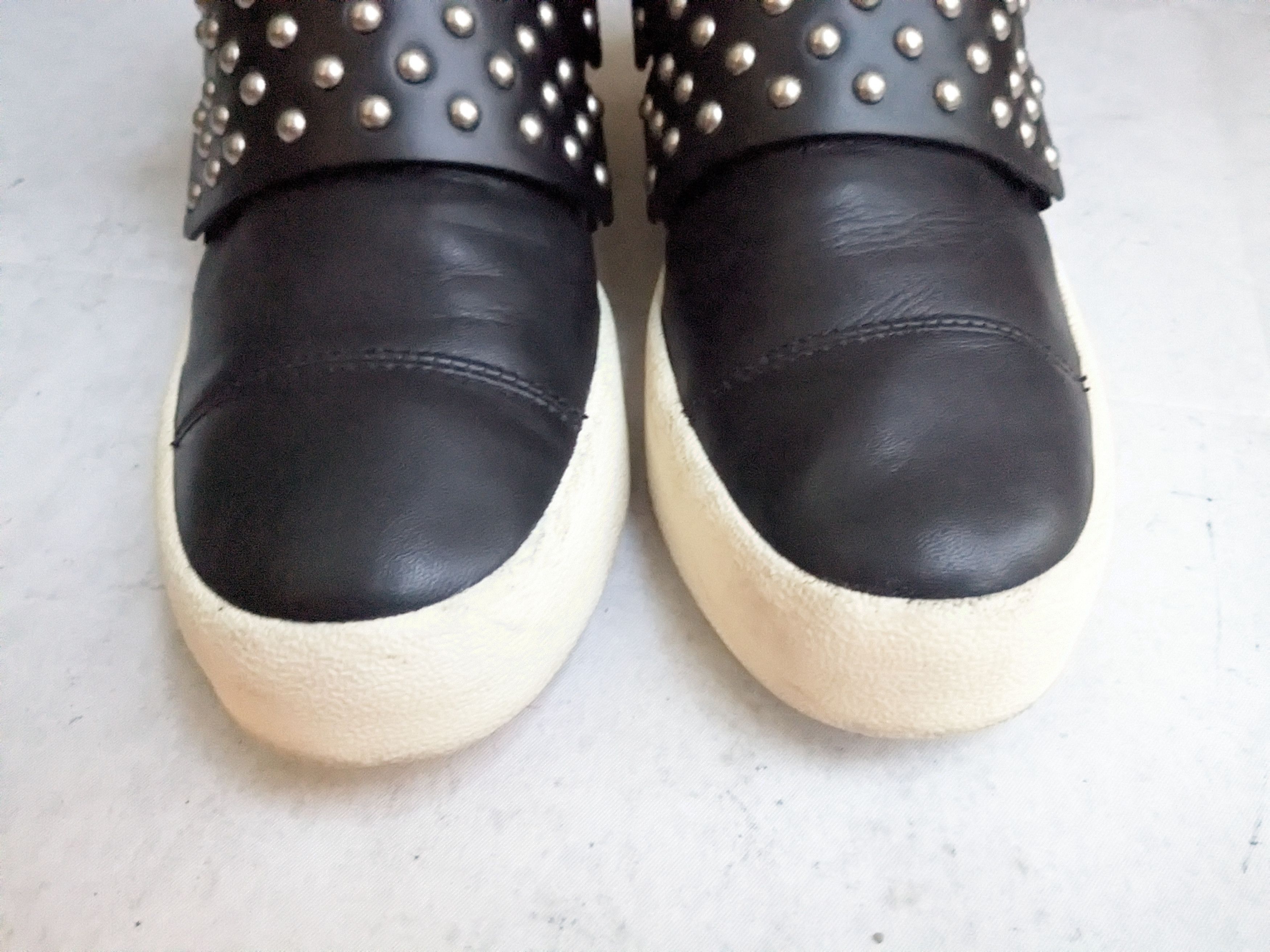 Giuseppe Zanotti Giuseppe Zanotti Sneakers 9.5 42.5 Black High Tops White Size US 9.5 / EU 42-43 - 4 Thumbnail