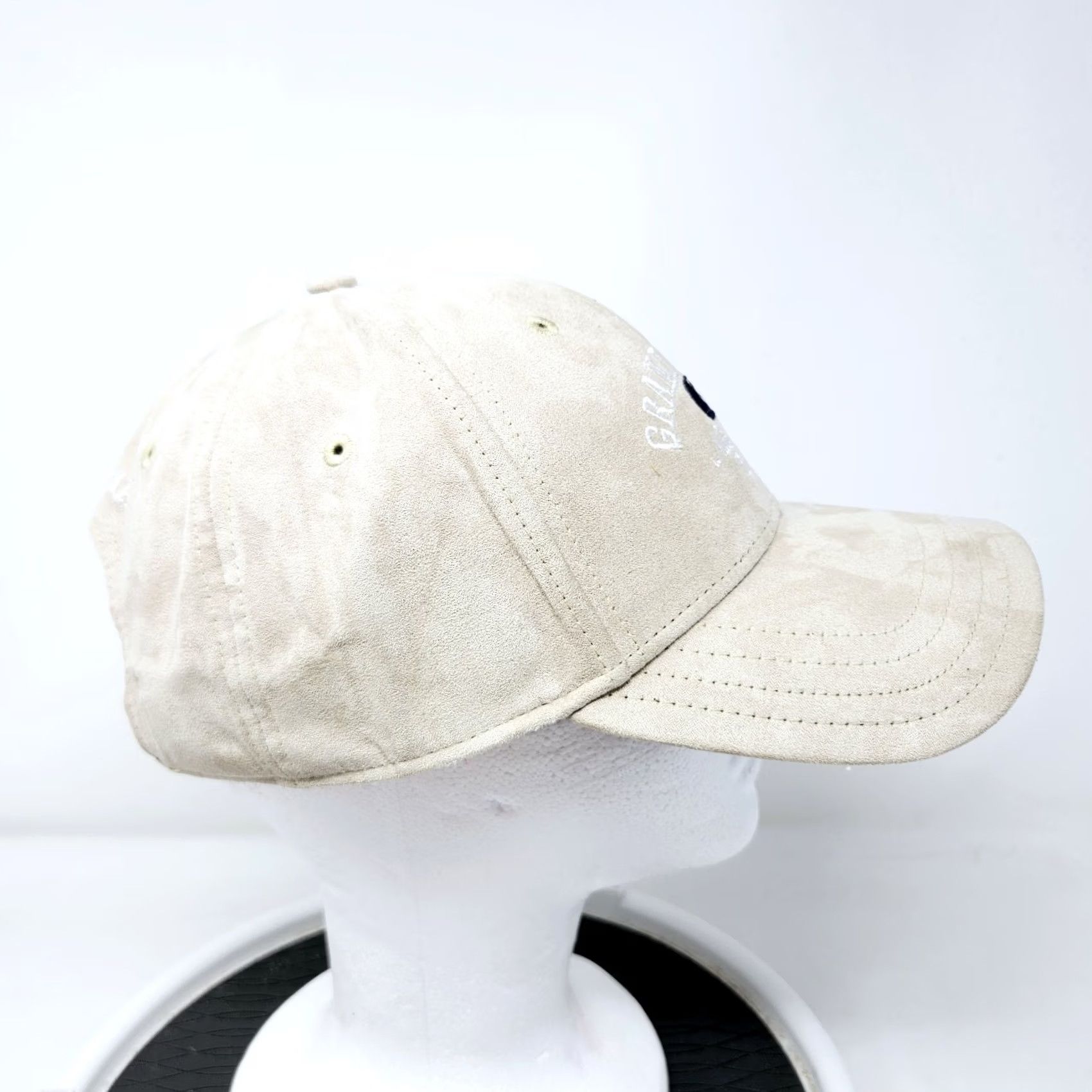 Triangl VINTAGE Triangle Baseball Cap Hat 90s Adjustable Beige One Size Men USA Outdoor 90s FAST SHIPPING Size ONE SIZE - 3 Thumbnail