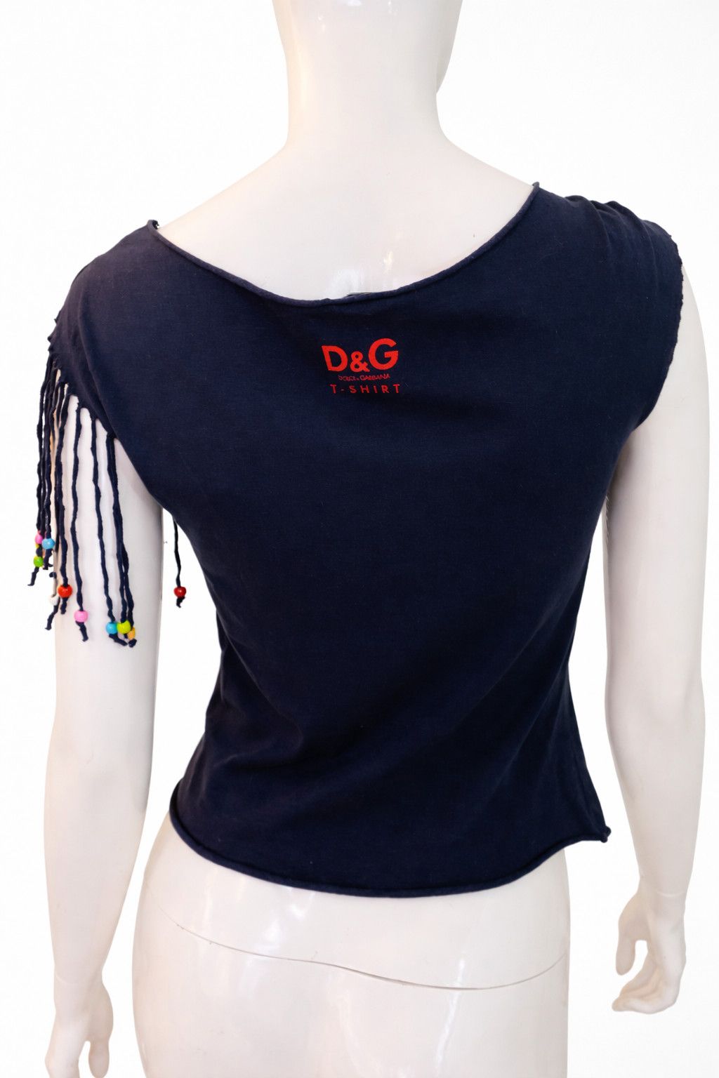 Dolce & Gabbana Dolce & Gabbana D&G Super Bowl Football Sport Top Fringe Size S / US 4 / IT 40 - 6 Thumbnail