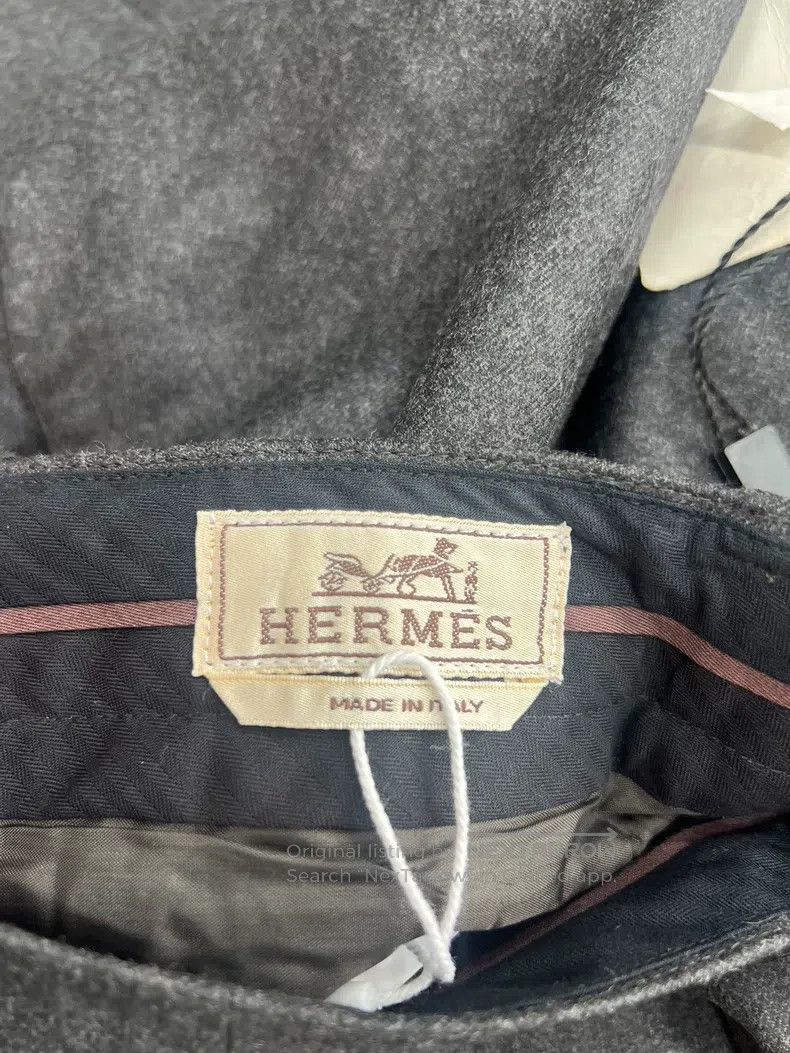 Hermes Hermes Wool casual pants Size US 34 / EU 50 - 3 Thumbnail