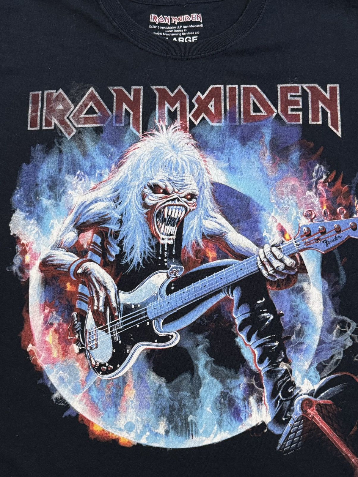 Band Tees 🔷Official Iron Maiden “Eddie On Fire” T-shirt🔷 Size US XXL / EU 58 / 5 - 2 Thumbnail