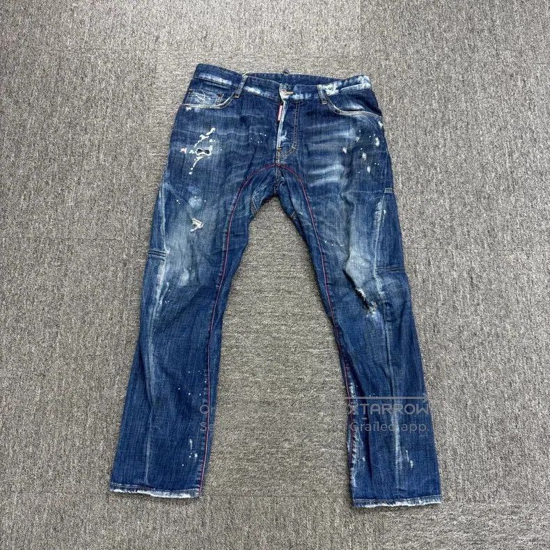 Dsquared2 Dsquared2 Distressed Denim Jeans. Size US 32 / EU 48 - 1 Thumbnail