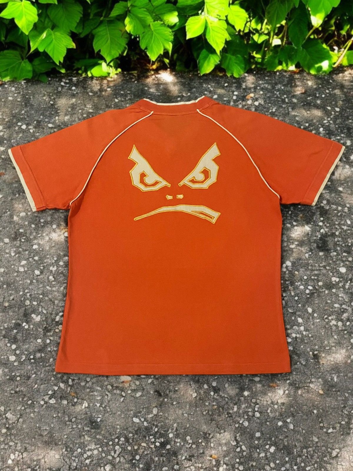 Beauty Beast × Japanese Brand Japan Badboy Big Logo Embroidered V Collar Tshirt Size US M / EU 48-50 / 2 - 1 Thumbnail