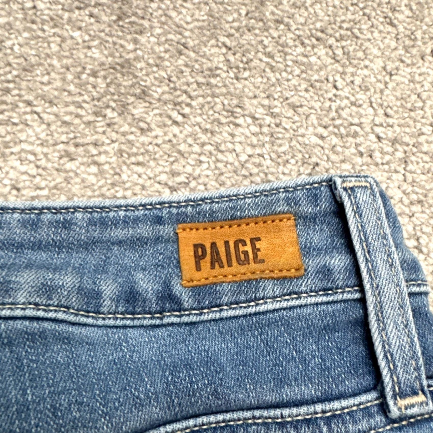 Paige Paige Hoxton Slim Jeans Women 29 Blue Medium Wash High Rise Denim Skinny 5-Pocket Size 29" - 6 Thumbnail