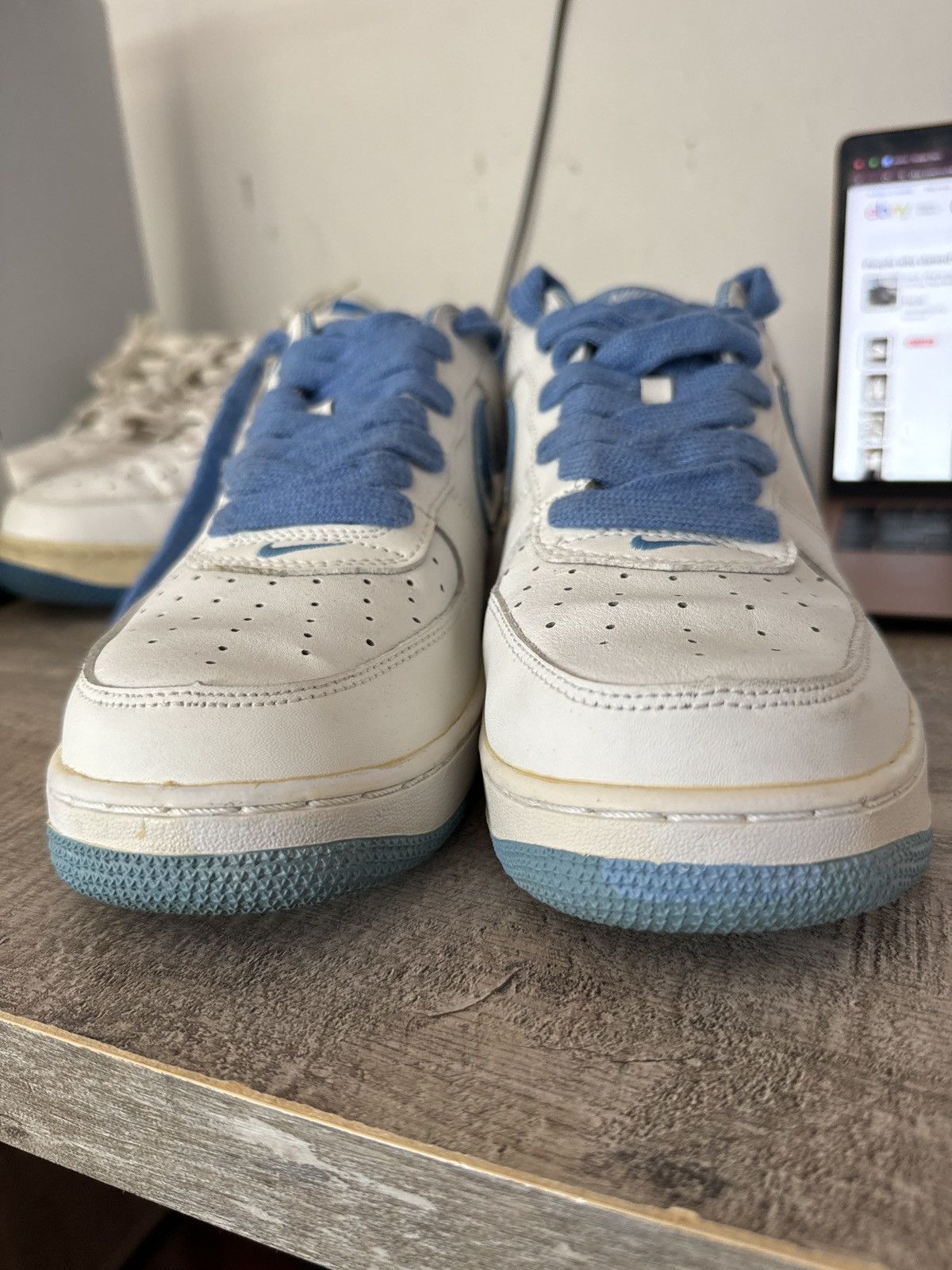 Nike Nike Air Force 1 2005 UNC Blue Size US 11 / EU 44 - 5 Thumbnail