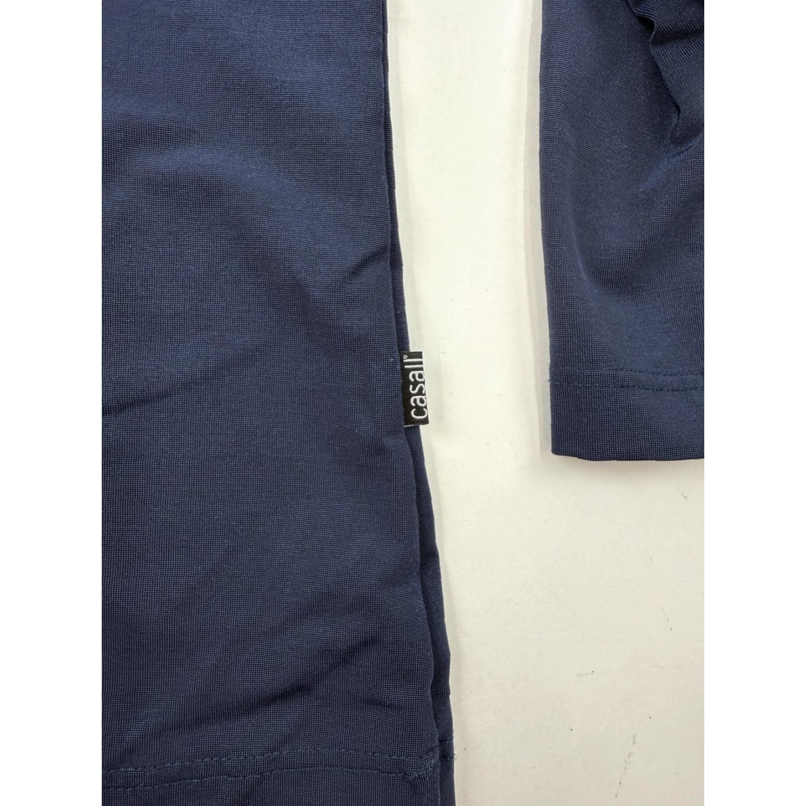Vintage Casall Shirt Womens L Blue Long Sleeve V-Neck Lightweight Stretch Athletic Size L / US 10 / IT 46 - 3 Thumbnail