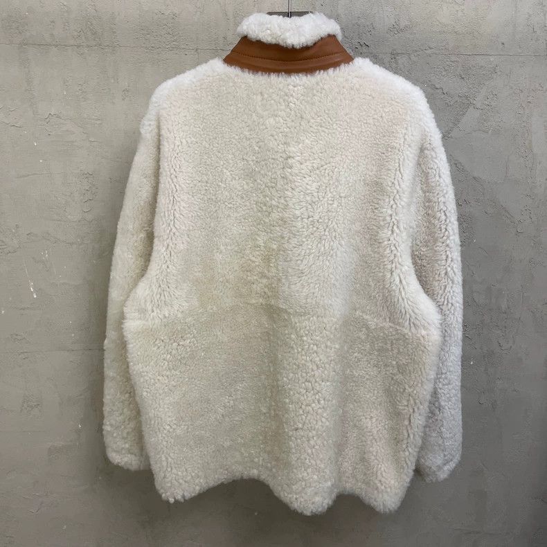 Other LOEWE White fur inside and full fur lined coat Size XL / US 12-14 / IT 48-50 - 2 Thumbnail