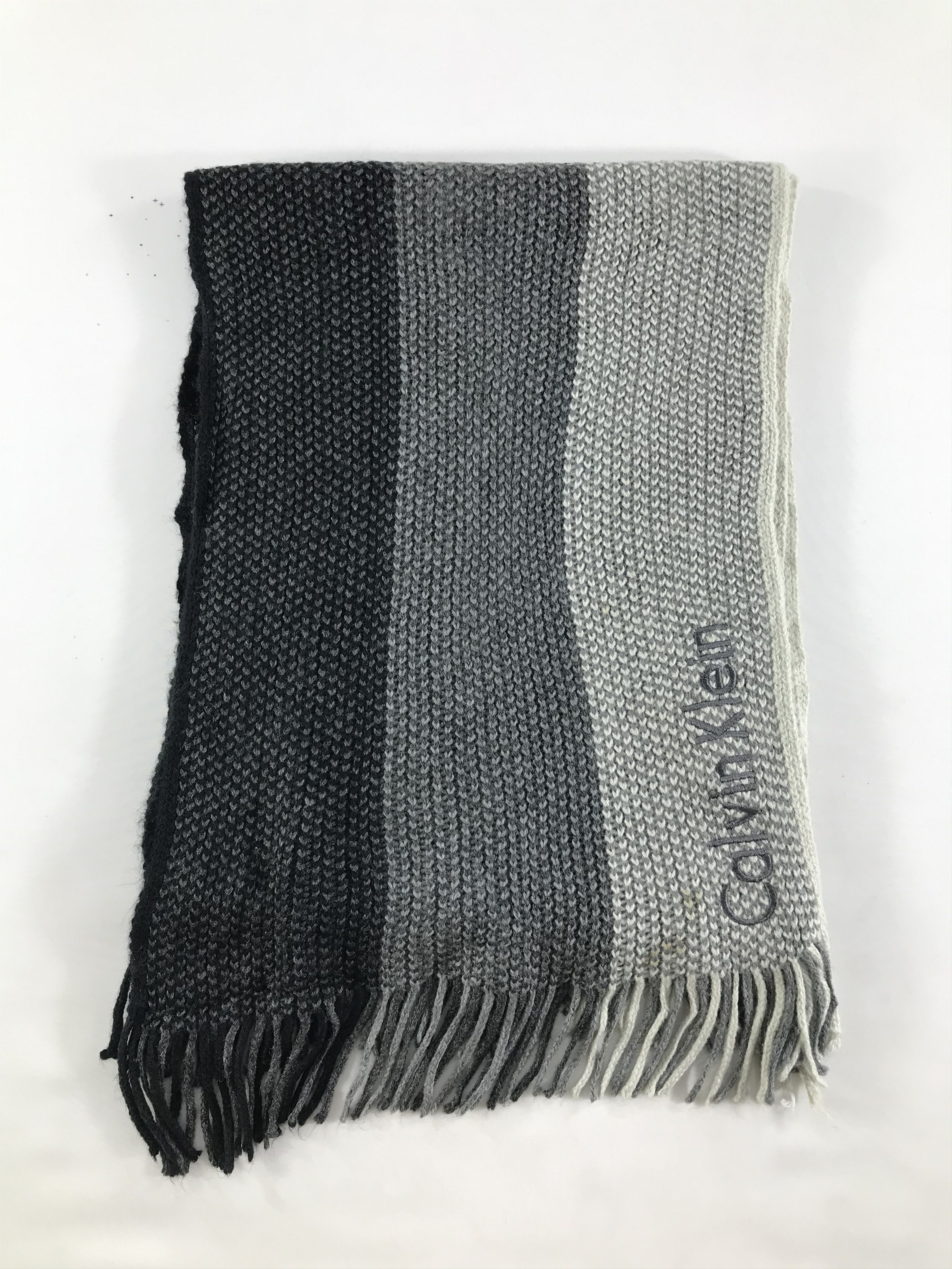 Calvin Klein × Vintage Calvin Klein Scarf / Muffler / Neckwear - WW2297 Size ONE SIZE - 2 Thumbnail