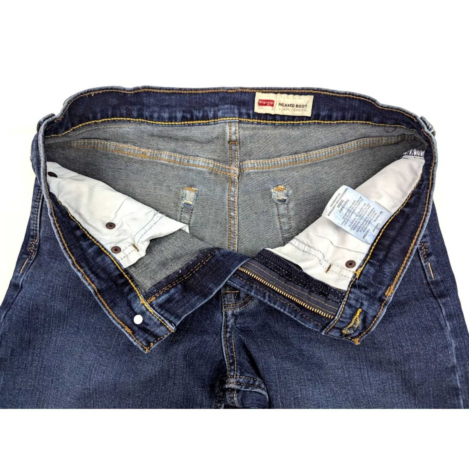 Wrangler Wrangler Relaxed Bootcut Blue Denim Jeans Men 30x32 Stretch Cotton Slim? No Size US 30 / EU 46 - 6 Thumbnail