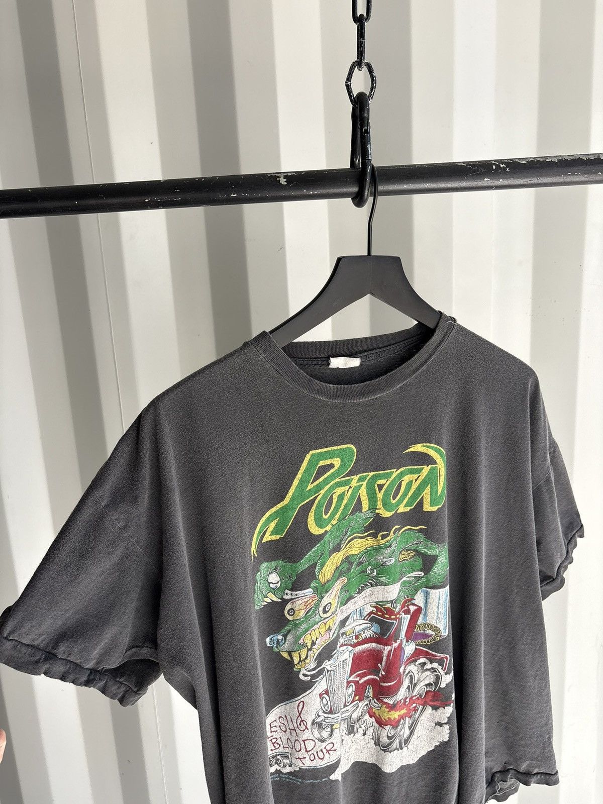 Band Tees Vintage Poison Band Shirt Faded Distressed Grunge Size US L / EU 52-54 / 3 - 5 Thumbnail
