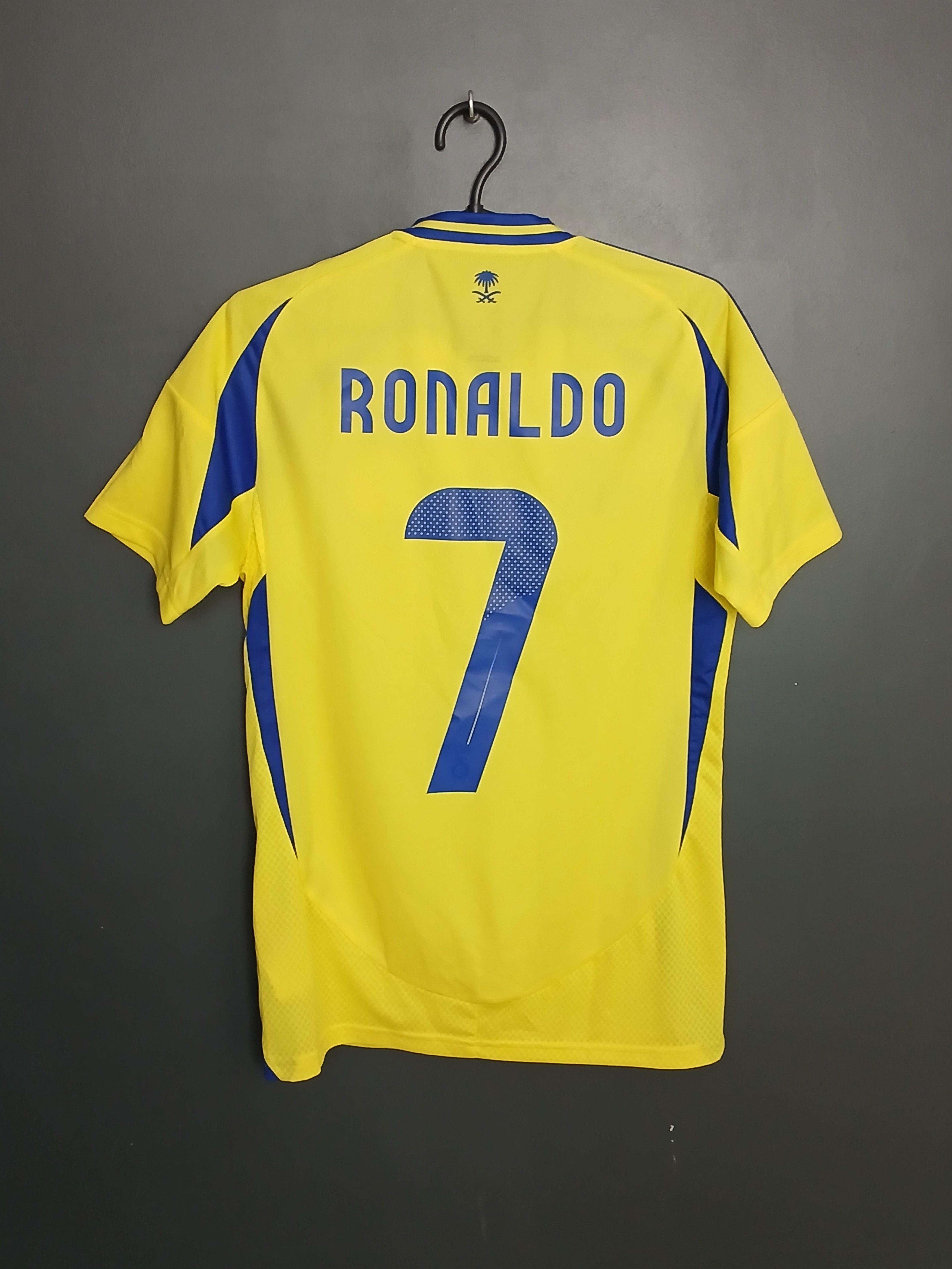 Adidas New Al Nassr 24/25 Home Ronaldo Football Jersey T-Shirt Size US XS / EU 42 / 0 - 1 Thumbnail