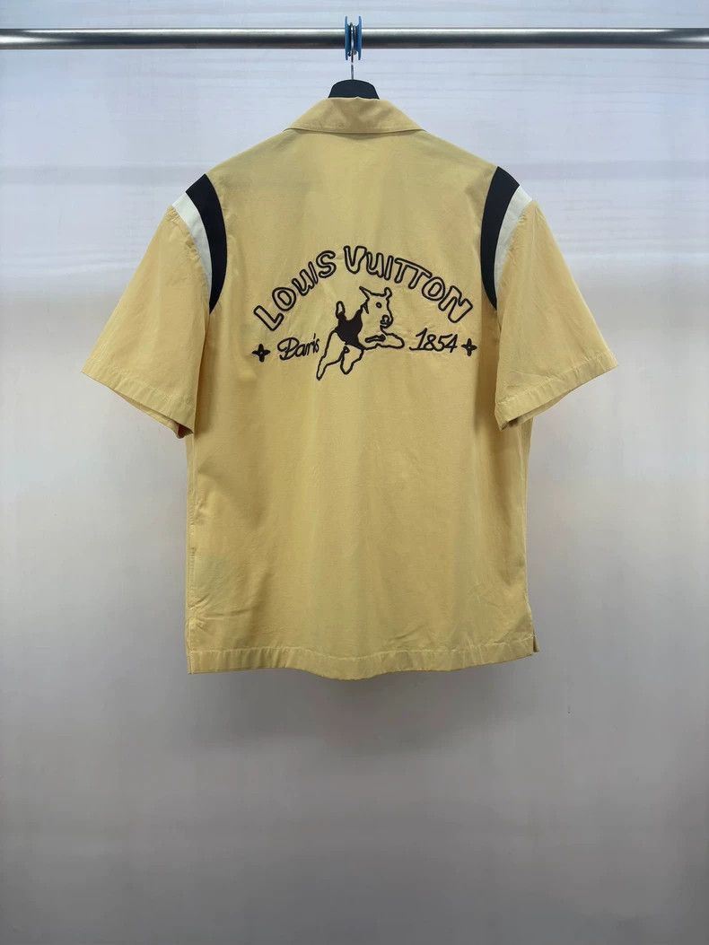 Louis Vuitton Louis Vuitton Tyler Embroidered Short Sleeve Shirt-2506 Size US M / EU 48-50 / 2 - 2 Thumbnail