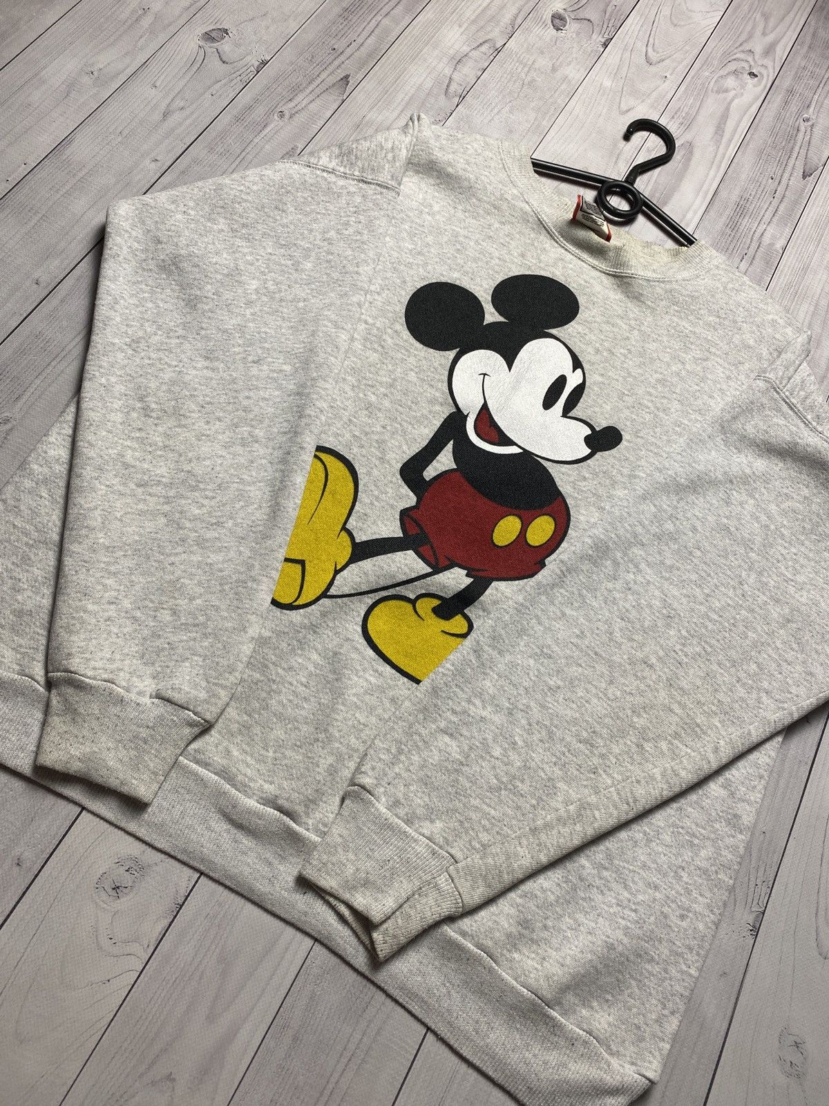 Disney Disney vintage made in USA sweatshirt big logo Mickey Mouse Size US L / EU 52-54 / 3 - 2 Thumbnail