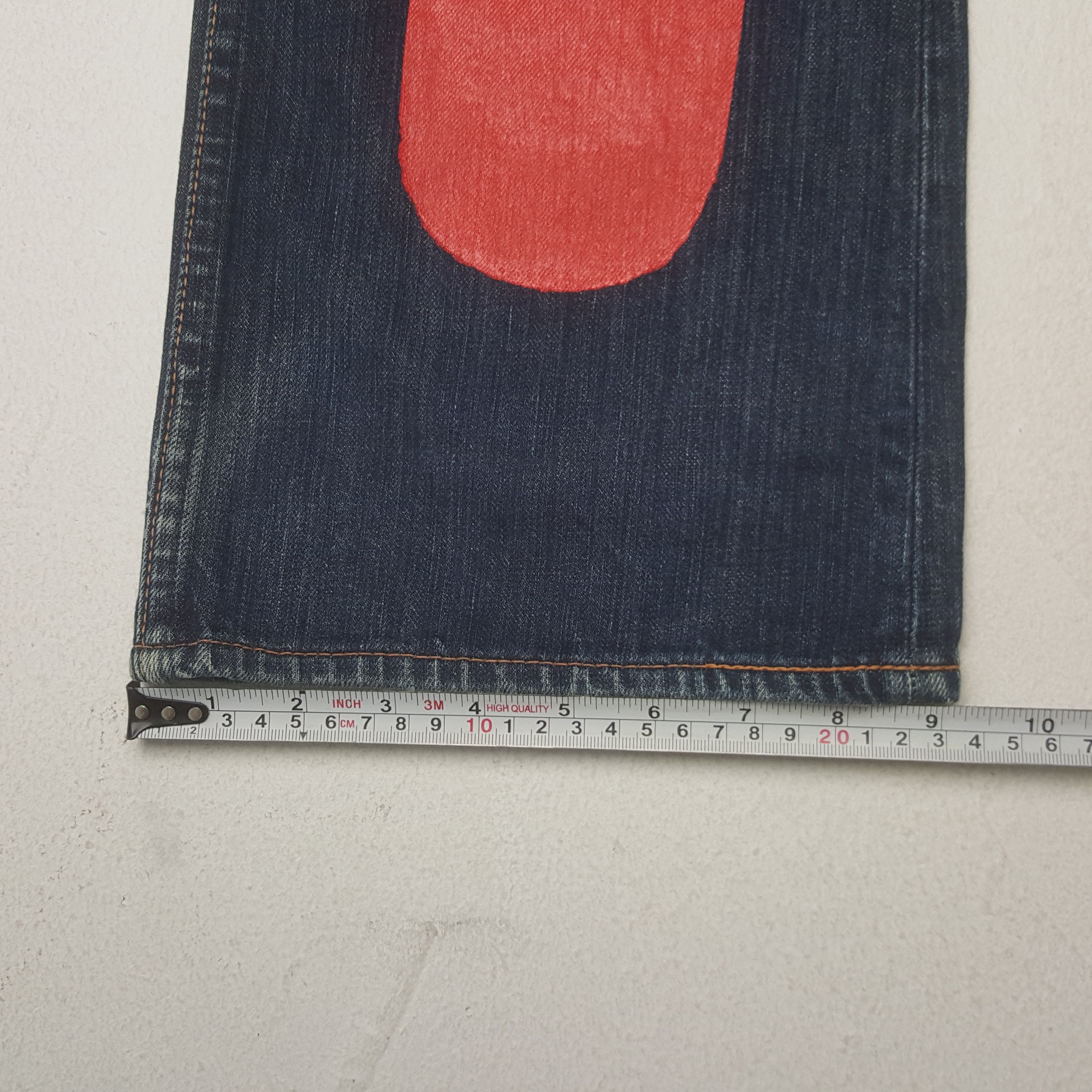 Evisu Vintage Evisu Japanese Brand Daicock Custom Art Denim Jeans Size US 31 - 13 Thumbnail