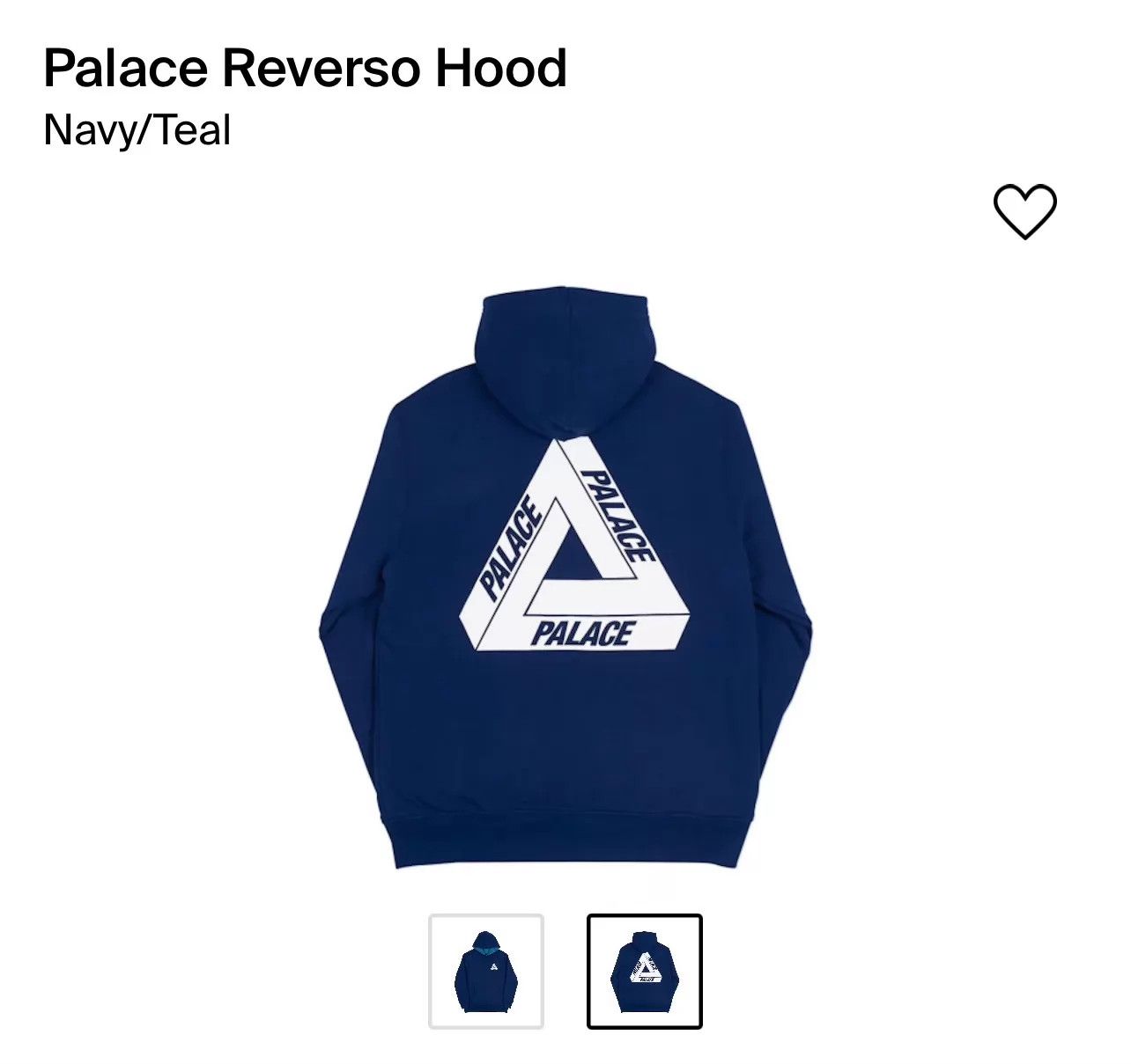 Palace Palace Reverso Hood OG Reversible Triangle Hoodie L NW/Tags Size US L / EU 52-54 / 3 - 1 Thumbnail