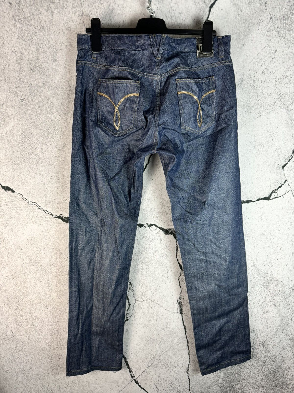 Versace Gianni Versace Vintage Denim Blue Pants Size US 35 - 2 Thumbnail