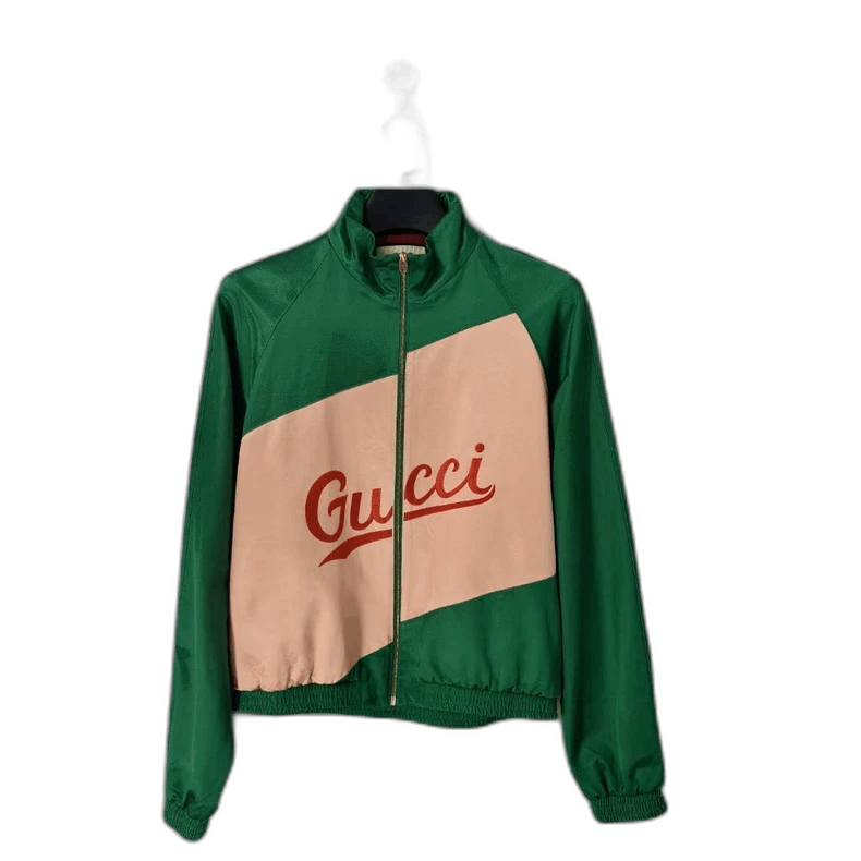 Gucci Gucci Logo Print Color Block Jacket-yf Size US L / EU 52-54 / 3 - 1 Thumbnail