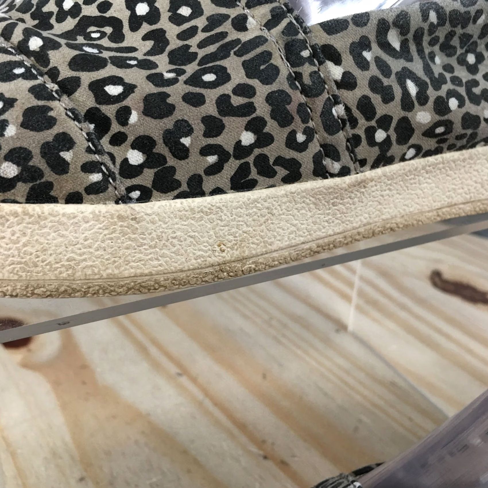 Toms TOMS Avalon Slip-On Womens 8 Black Cheetah Print Casual Comfort Low Top Shoes Size M / US 6-8 / IT 42-44 - 3 Thumbnail