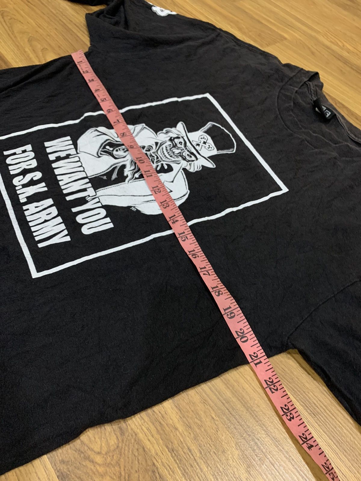 Band Tees × Vintage VINTAGE SK ARMY T SHIRT Size US L / EU 52-54 / 3 - 4 Thumbnail