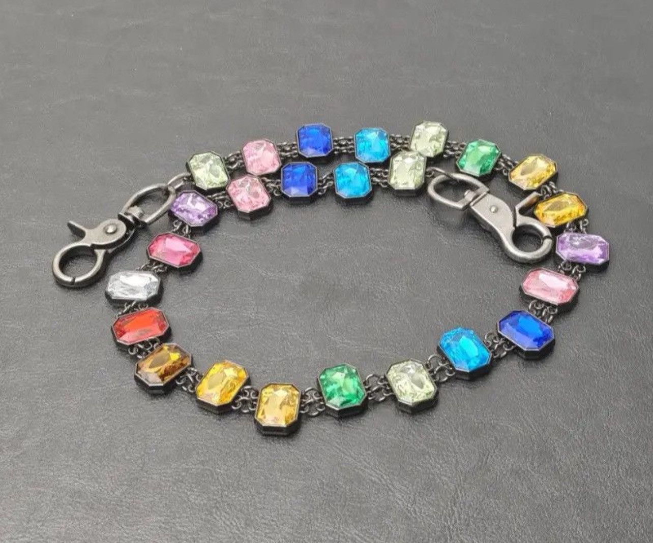 Jewelry Multicolor Waist Wallet Chain Size ONE SIZE - 5 Thumbnail