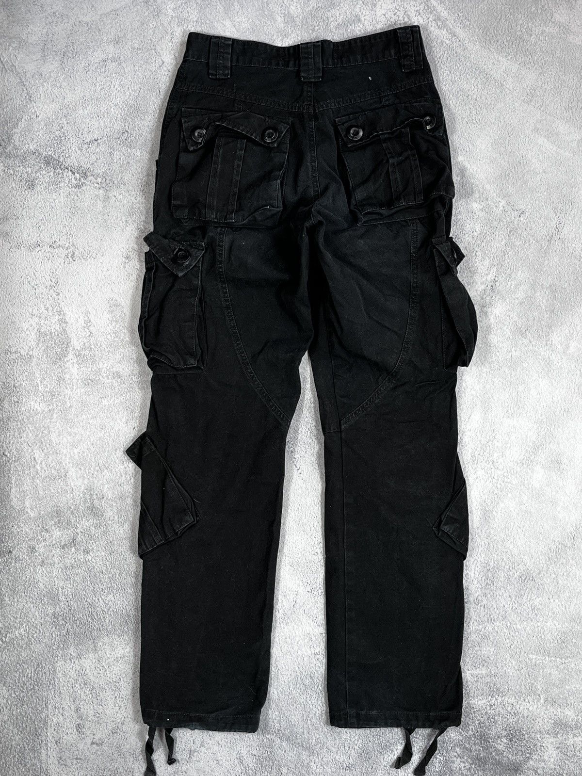 Japanese Brand × Vintage Vintage Y2K Faded cargo pants streetwear opium size XS Size 26" / US 2 / IT 38 - 6 Thumbnail