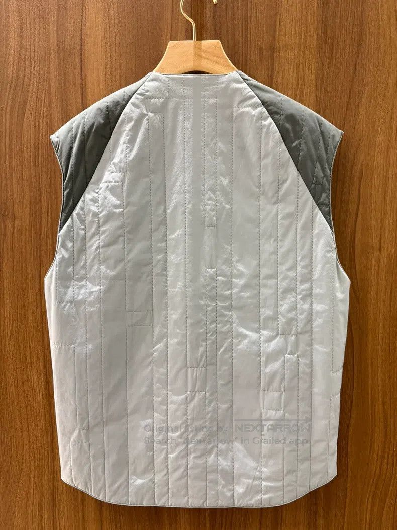 Hermes Hermes Patchwork zipper V-neck vest Size US S / EU 44-46 / 1 - 2 Thumbnail