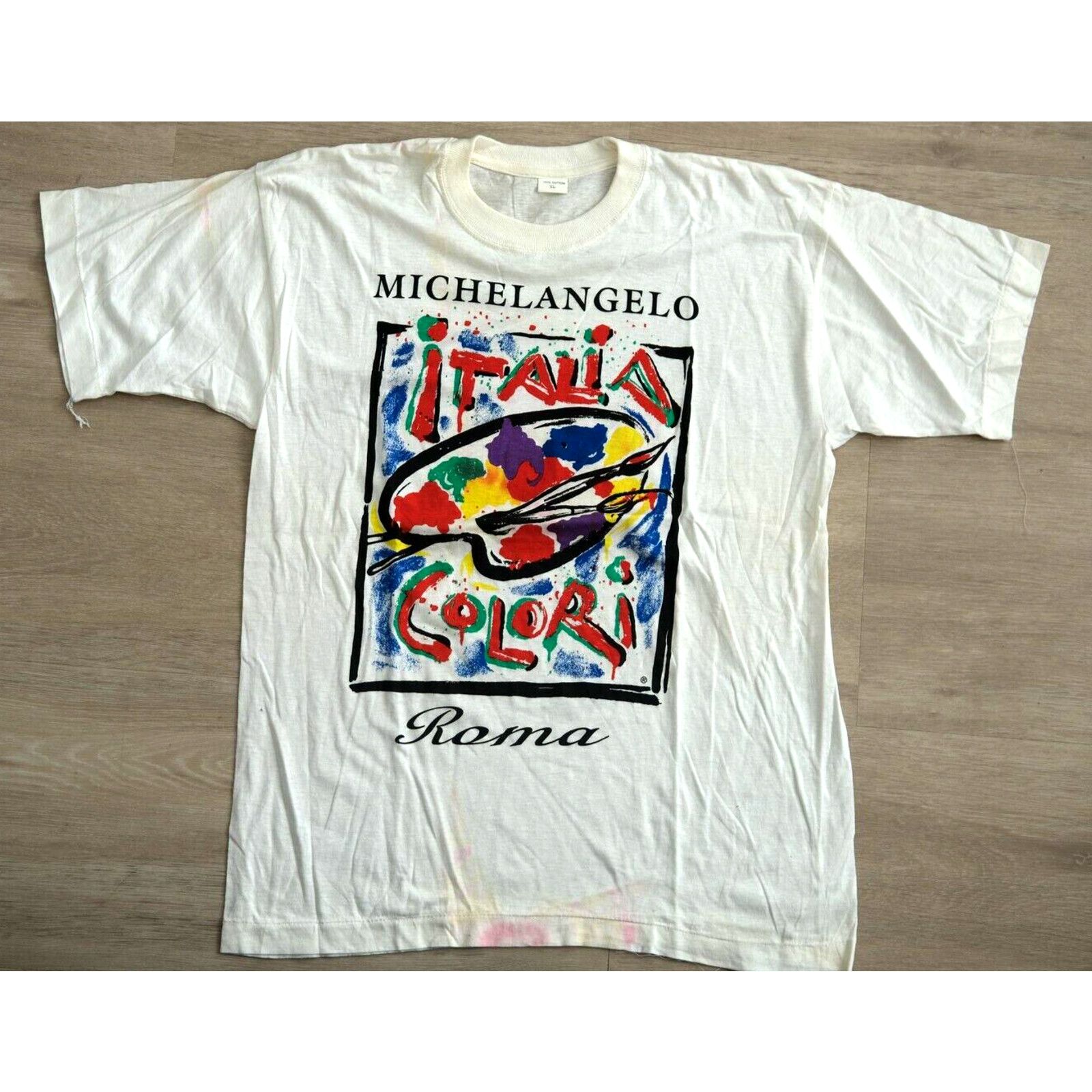 トップス 90s Michelangelo Buonarroti t-shirt David | Michelangelo Buonarroti | Short-Sleeve Unisex T