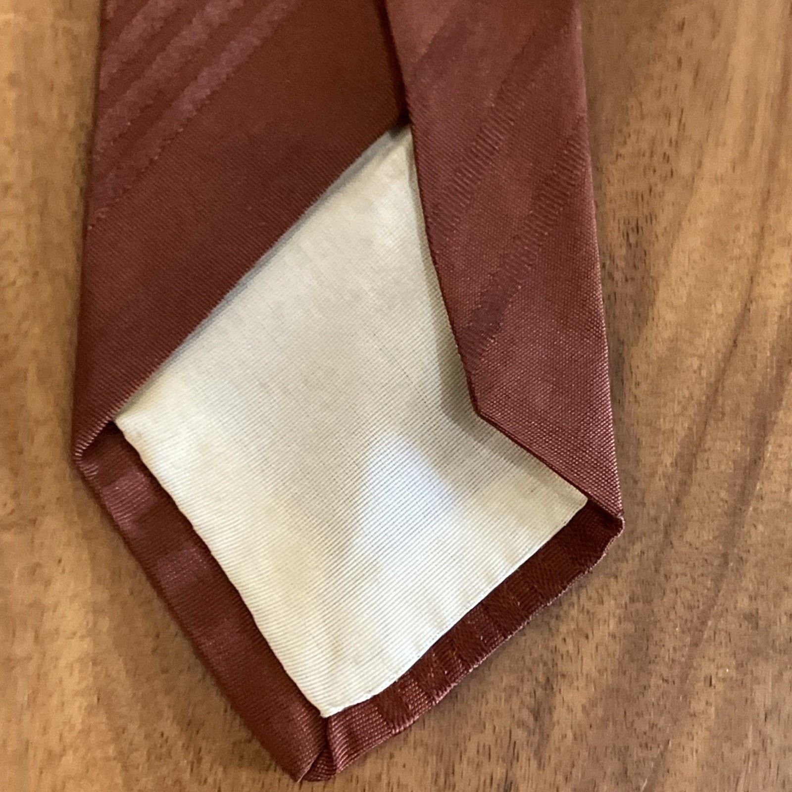 Handmade 1940s Necktie Halloween Hand Painted Spider Web RARE Bronze Size ONE SIZE - 12 Thumbnail