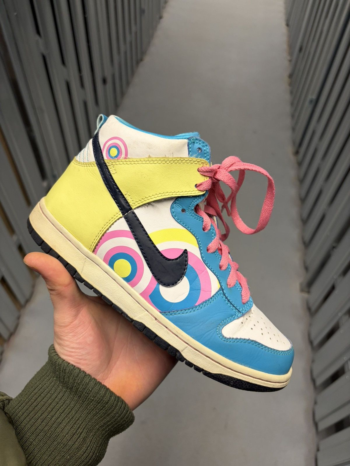 Nike Nike Dunk High GS Ripples Vintage Retro Y2K 2009 Rare Skate Size US 5.5 / EU 38 - 1 Thumbnail