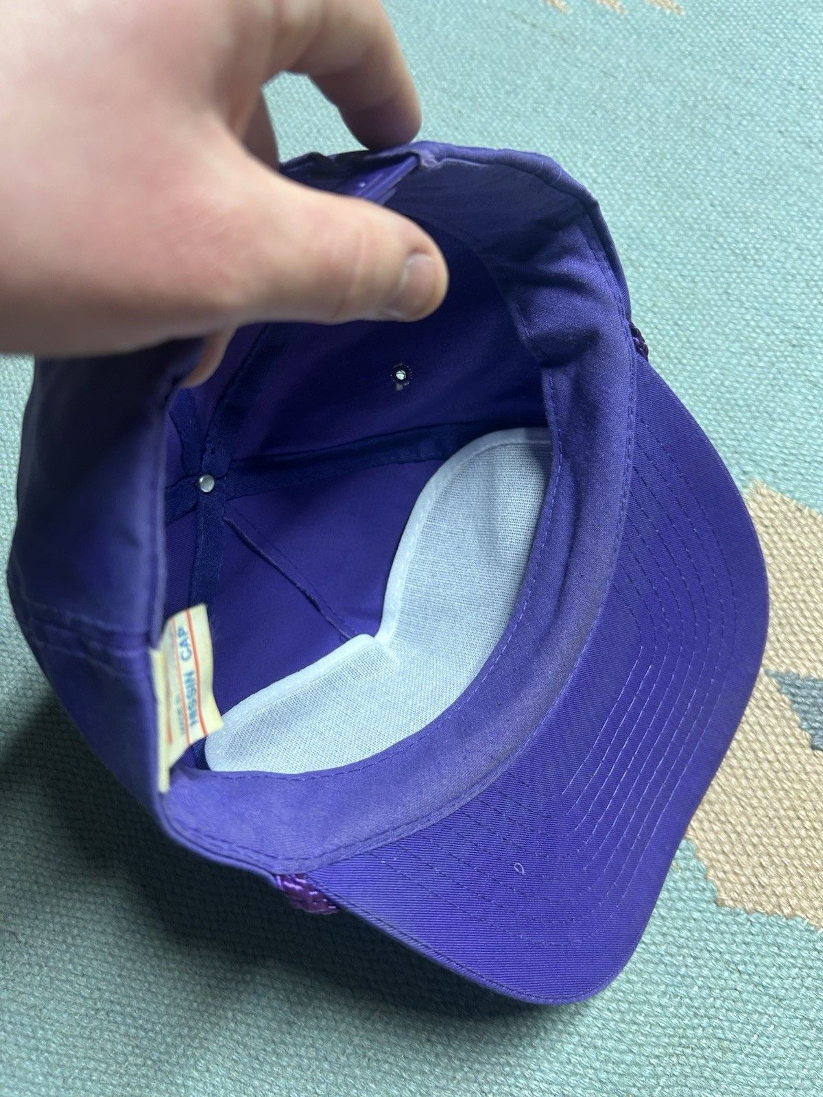 Vintage Vtg SnapBack hat valley petroleum oil gas Michigan purple Size ONE SIZE - 6 Thumbnail