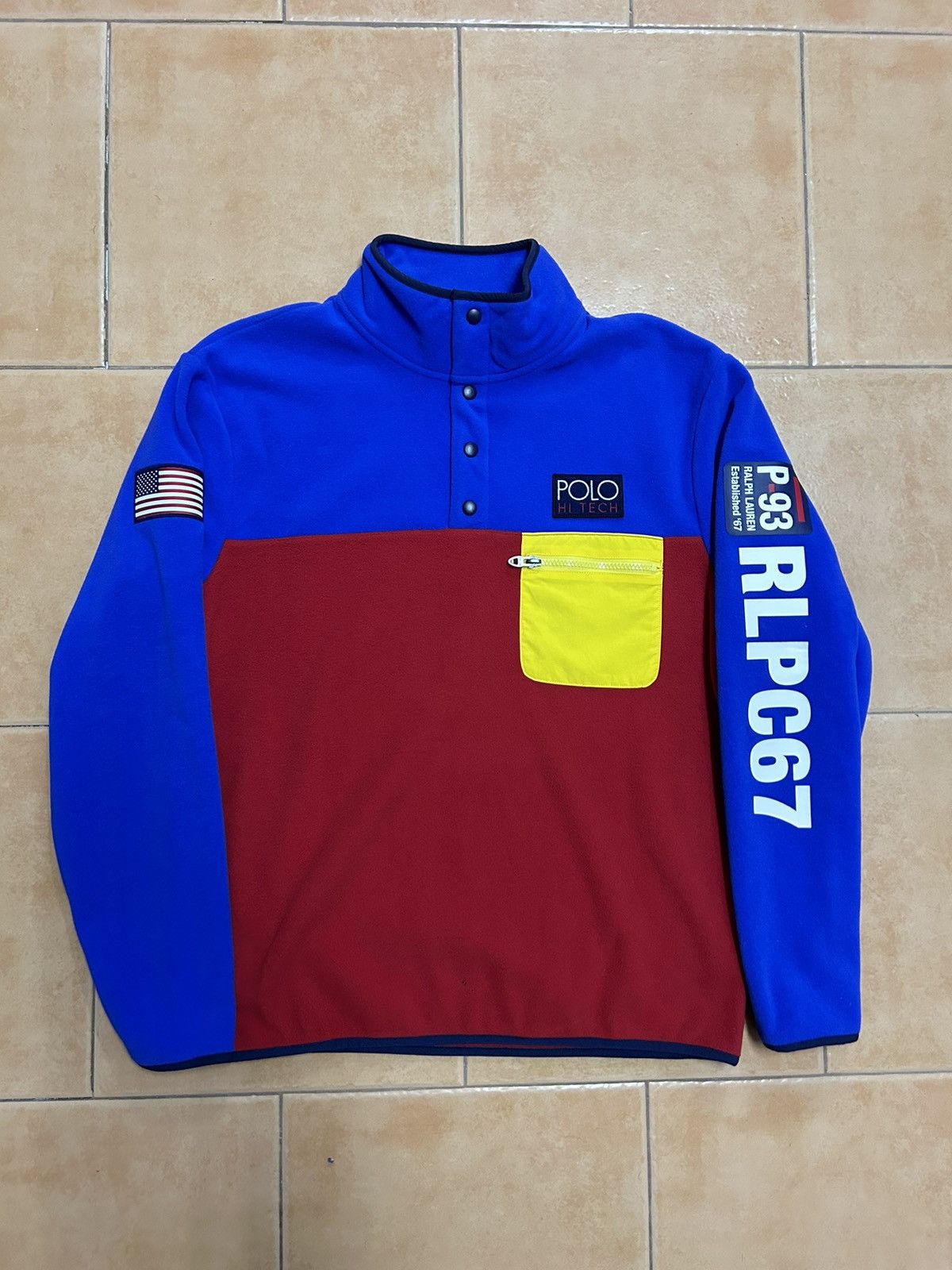 Polo Ralph Lauren Polo Hi Tech fleece pullover Grailed