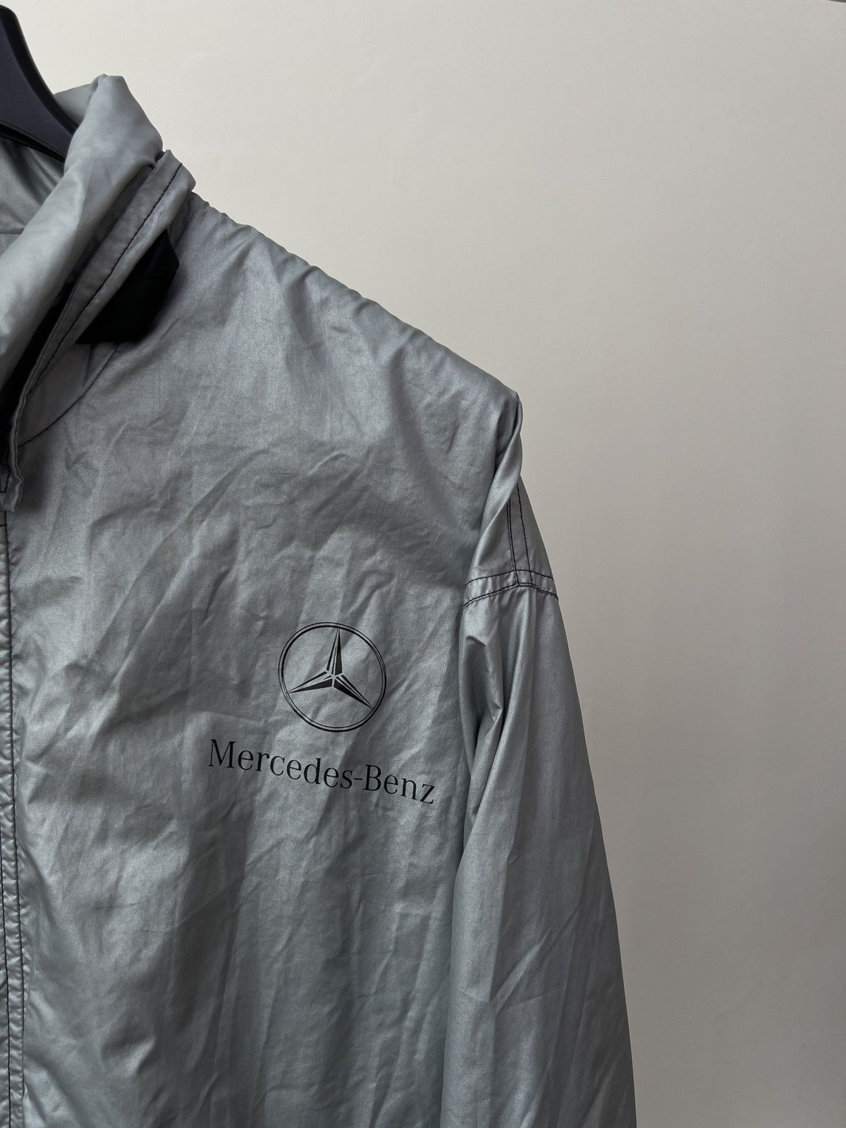 Mercedes-Benz Vintage Mercedes Benz Racing Windbreaker Silver Jacket Size US L / EU 52-54 / 3 - 4 Thumbnail