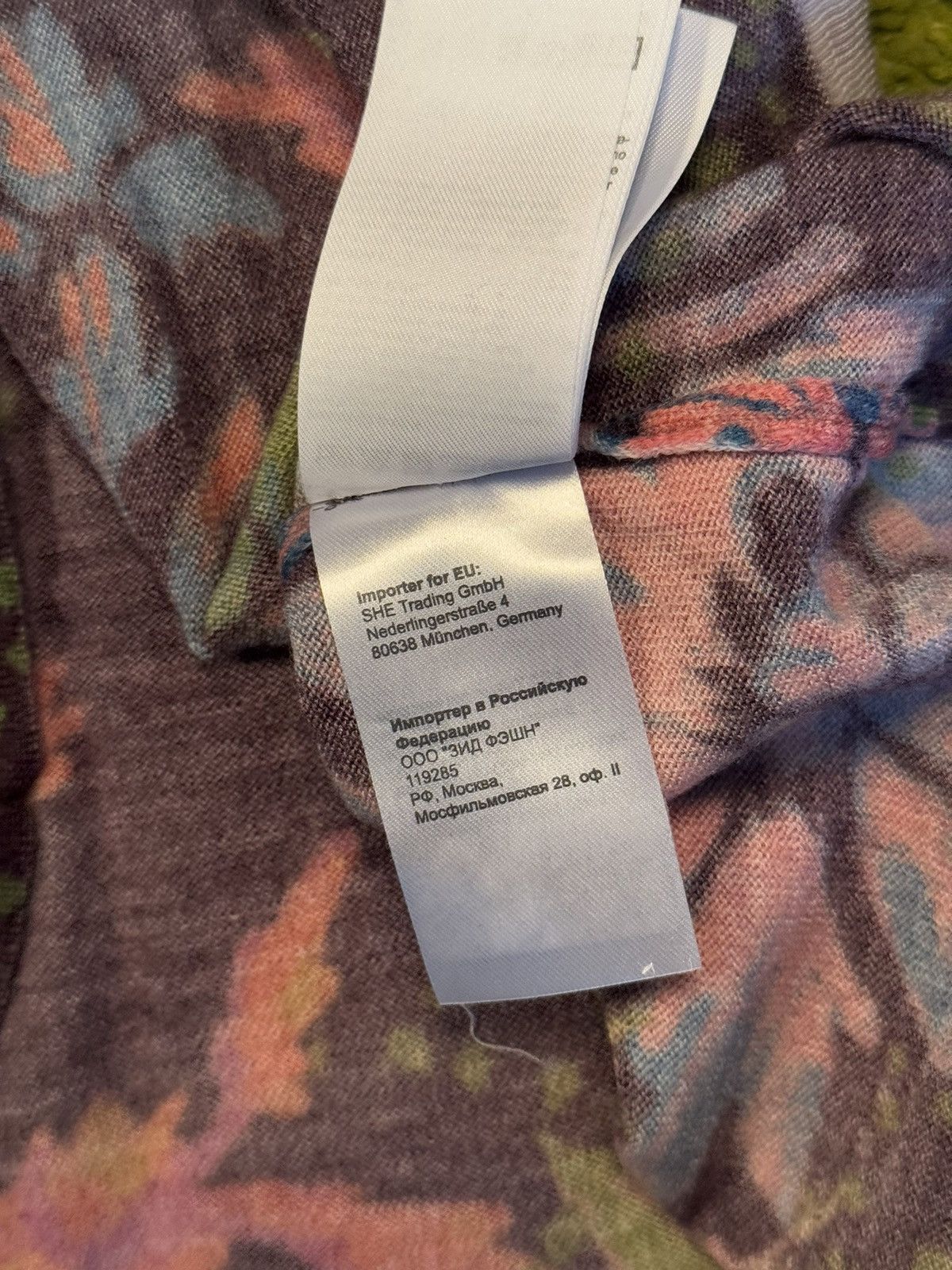 Designer Ivko avant Garde floral pattern 100% wool sweater Size M / US 6-8 / IT 42-44 - 11 Thumbnail